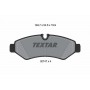 2074701 TEXTAR Комплект гальмівних колодок дисковий гальм