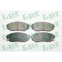 05P1207 LPR Комплект гальмівних колодок дисковий гальм