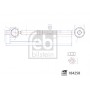 184258 FEBI BILSTEIN Осьовий шарнір рульова тяга