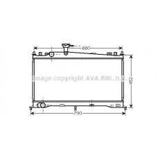 MZ2160 AVA QUALITY COOLING Радіатор охолодження двигуна