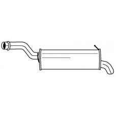 46624 SIGAM Глушник вихлопних газів кінцевий