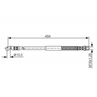 1 987 481 029 BOSCH Гальмівний шланг