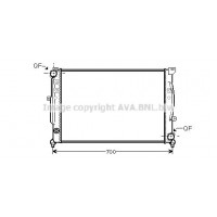 AIA2124 AVA QUALITY COOLING Радіатор охолодження двигуна