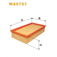 WA6751 WIX FILTERS Повітряний фільтр