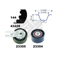 23400 MAPCO Комплект ременя ГРМ