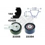 23400 MAPCO Комплект ременя ГРМ