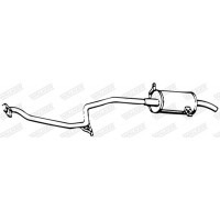 06395 WALKER Глушник вихлопних газів кінцевий