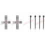 109-1076 QUICK BRAKE Комплектуючі колодки дискового гальма