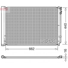 DCN05032 DENSO Конденсатор кондиціонера