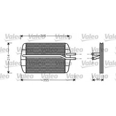 812272 VALEO Теплообмінник обігрів салону