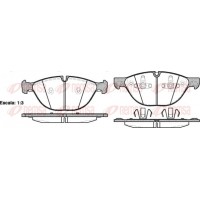 1298.00 REMSA Комплект гальмівних колодок дисковий гальм
