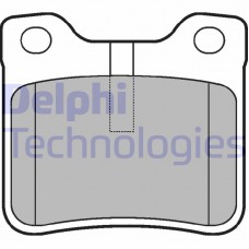 LP991 DELPHI КомплеК т гальмівних колодок, дискове гальмо