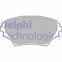 LP1632 DELPHI Комплект гальмівних колодок дисковий гальм