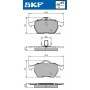 VKBP 80593 SKF Комплект гальмівних колодок дисковий гальм