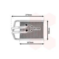 82006168 VAN WEZEL Теплообмінник обігрів салону