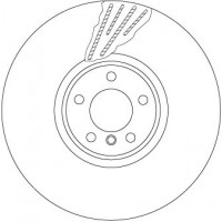 DF6618S TRW Гальмівний диск