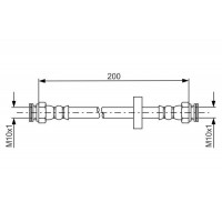 1 987 481 670 BOSCH Гальмівний шланг