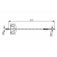 1 987 482 342 BOSCH Тросик, cтояночный тормоз