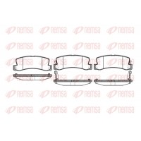 0214.22 REMSA Комплект гальмівних колодок дисковий гальм