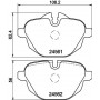 8DB 355 013-921 HELLA PAGID Комплект гальмівних колодок дисковий гальм