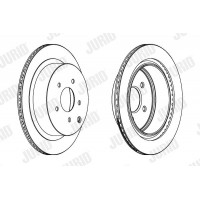 562871JC JURID Гальмівний диск