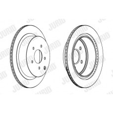 562871JC JURID Гальмівний диск