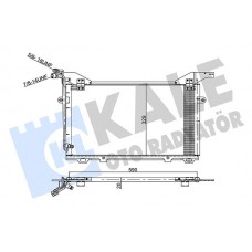 343045 KALE OTO RADYATÖR Конденсатор кондиціонера