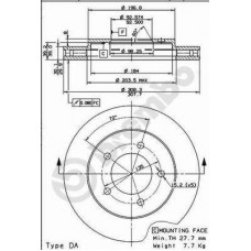 24743 AP Гальмівний диск