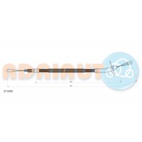 27.0283 ADRIAUTO Тросик, cтояночный тормоз