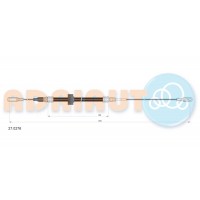 27.0276 ADRIAUTO Тросик, cтояночный тормоз