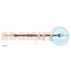 09.0243 ADRIAUTO Тросик, cтояночный тормоз