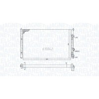 350213838000 MAGNETI MARELLI Радіатор охолодження двигуна