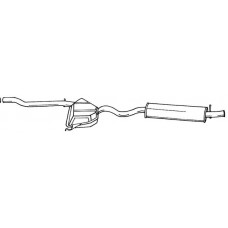 12628 SIGAM Глушник вихлопних газів кінцевий