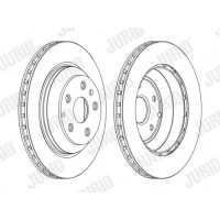 562513JC-1 JURID Гальмівний диск