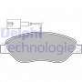 LP1720 DELPHI Комплект гальмівних колодок дисковий гальм