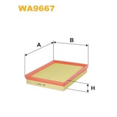WA9667 WIX FILTERS Повітряний фільтр