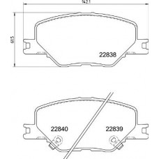 P 59 096 BREMBO Комплект гальмівних колодок дисковий гальм P 59 096 BREMBO Комплект гальмівних колодок дисковий гальм