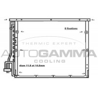 102604 AUTOGAMMA Конденсатор кондиціонера