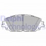 LP3596 DELPHI Комплект гальмівних колодок дисковий гальм