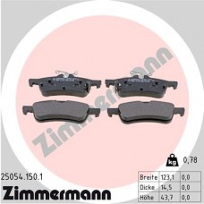 25054.150.1 ZIMMERMANN Комплект гальмівних колодок дисковий гальм