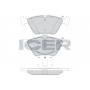 181159 ICER Комплект гальмівних колодок дисковий гальм