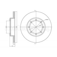 800-1385C CIFAM Гальмівний диск