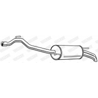 22206 WALKER Глушник вихлопних газів кінцевий