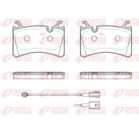 1817.02 REMSA КомплеК т гальмівних колодок, дискове гальмо
