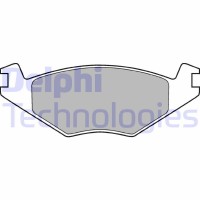 LP505 DELPHI Комплект гальмівних колодок дисковий гальм