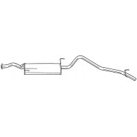 21600 SIGAM Глушник вихлопних газів кінцевий