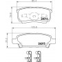 8DB 355 010-811 HELLA PAGID Комплект гальмівних колодок дисковий гальм
