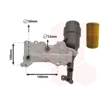 30013703 VAN WEZEL масляний радіатор двигунне олива