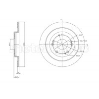 800-1391C CIFAM Гальмівний диск