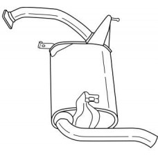 37633 SIGAM Глушник вихлопних газів кінцевий